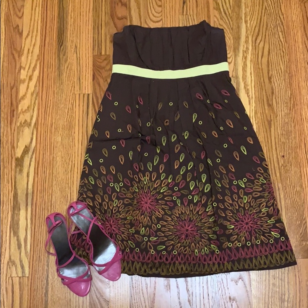 Tabitha brown strapless Easter dress